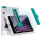ESR 2 Stück, für iPad Pro 12,9 Zoll (2022/2021/2020/2018) für Panzerglas, Schutzfolie aus Gehärtete Glas mit Einfach Anzubringender Ablage, 9H Härte, Kratzfest, HD-Klarheit