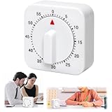 Eieruhr,Küchentimer,Eieruhr Mechanisch,Kurzzeitwecker Küche,60 Minuten Küchentimer,Mechanischer Küche Timer,für Backen,Waschen,Kochen,Lernen,Fitness,Spielen Zeitmanagement Werkzeug