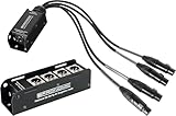 Pronomic NetCore SB-3M/SP-3F Set - Multicore-Lösung - Stagebox mit 4 XLR-Buchsen (male) - Peitsche mit 4 XLR-Steckern (female) - zur Übertragung analoger oder digitaler Signale über Netzwerkkabel
