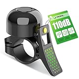 RBRL Fahrradklingel Mini,Aluminiumlegierung 110dB Klingel laut Klingel Fahrrad,Lenkerklingel Fahrradglocke für Fahrrad Mountainbike Rennrad mit 21-22,2mm Lenker