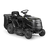 ALPINA AT4 84 A manueller Gartentraktor 84 cm - STIGA 352 CCM Motor - 200 L Grasfangkorb - elektromagnetische Kupplung - Mulchkit inklusive - Scheinwerfer und Stoßfänger