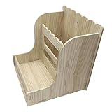 Zegaqae Chinchilla Heuraufe,Futterraufe Heuhalter Für Kleintiere - Knabbersicherer Futter Spender für Haustiergras von Kleintieren wie Hamster und Chinchilla