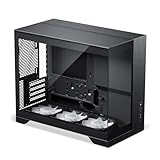 Phanteks XT V3 Mini-Tower PC-Gehäuse Schwarz – Kompaktes Micro-ATX Case mit Tempered Glass, Unterstützung für 360mm Radiator & 430mm Grafikkarten – mit 3X 120mm RGB Lüftern