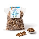 PAKKA - Bio Fairtrade Walnusshälften Walnusskerne helle Hälften 1kg, rohe wilde Bergwalnüsse, wildgesammelt, Walnüsse direkt von Kleinbauern aus Samarkand in Usbekistan, Öko, vegan 1000g (1er Pack)