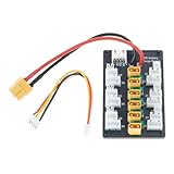6 Port XT30 Akku Parallele Ladeplatine für B6 Schnellbatterie XT60 Kopf Tragbare Ladelösung