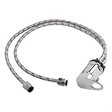 Einhebel-Brausemischer mit 800 mm Edelstahl-Enden, Chrom-Effekt, Messing, kompatibel mit Druckpumpen für Wohnmobil und Wohnmobil