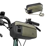 ROCKBROS Fahrradtasche Lenker 1,5L – Lenkertasche mit Schultergurt, Ultraleicht & Wassergeschützt – 2-in-1 Umhängetasche für Fahrrad, E-Bike & Faltrad