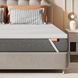 Sweetnight Matratzentopper 180x200cm aus Doppelter Schwammkern, 10cm Höhe Matratzen Topper, H3&H4 Topper Matratzenauflage für Bett Boxspringbett Wohnwagen Schlafsofa，Bezug Abnehmbar und Waschbar