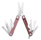 Leatherman Micra - Edelstahl-Multi-Tool für den Schlüsselbund, mit Federschere und 9 weiteren Utensilien für den täglichen Gebrauch, Heathered Blush