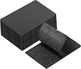 GDSZ LAERSI 100mm x 150mm Klettband Selbstklebend Extra Stark, 10 Stück Doppelseitiges Klettverschluss Selbstklebend Breit Selbstklebendes Klebepad Flauschband und Hakenband Klett (Schwarz)