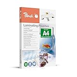 Peach Laminierfolien A4-80 mic - 100 pouches - glänzend - kompatibel mit Geräten aller Markenhersteller - PP580-02