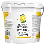 SOLUP Eritryth Zucker 4 kg I Erythritol Zuckerersatz ohne Kalorien I Kristallzucker Erytritzucker Sugar Substitute (4, Kilogramm)