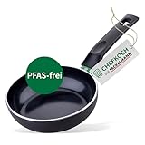 FACKELMANN Chefkoch Aluminium-Pfanne Ø16 cm Bielefeld mit Keramik-Antihaft-Beschichtung – Bratpfanne aus Aluminium: Extra leicht