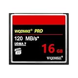 WQDMKE CF-Speicherkarte für Kamera, 16 GB, UDMA-Geschwindigkeit, bis zu 120 MB/s