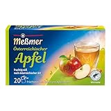Meßmer Ländertee I Österreichischer Apfel | 20 Teebeutel | Glutenfrei | Laktosefrei | Vegan
