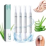 4 Stück Stift zur Nagelpflege – Mit Teebaumöl, Aloe Vera & pflanzlichen Extrakten – Für Hände & Füße, Ideal zur täglichen Anwendung