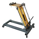 FLFHDUP rangierwagenheber hebebühne Auto 2T-Motor-Wagenheber-Ständer, hydraulischer Wagenheber, dünner Getriebe-Wagenheber mit niedriger Position(Yellow)