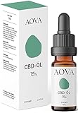 CBD Öl 15% Vollspektrum - aus Bio Kultivierung (Laborgeprüft) - Premium Hanföl Tropfen mit Cannabidiol, 10ml