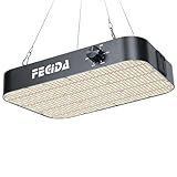 FECiDA 130 Watt LED Pflanzenlampe Dimmbar, 12000 Lumen LED Grow Lampe Vollspektrum mit Daisy Chain Funktion, 576 PSC LEDs Grow Light Perfekt für 60x60CM Growzelt Pflanzenwachstum