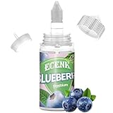 Lebensmittelaroma, Food Flavour Drops - Blaubeere 30ml Konzentriertes Lebensmittel Flavor Oil Aromaöl zum Backen, Kochen - Flüssiger Lipgloss Flavoring Oil für Getränke, mit 100ml-DIY-Flasche