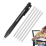 Click-Radierer | Präzisions-Radierwerkzeug Für Zeichnen - Ausfahrbarer 3,8mm Radierer mit 5 Nachfüllminen für Schule Büro Schreiben Zeichnen