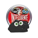 Intelligente Knete - Das Original! Monster Blacky mit Glubschaugen - Kinderknete und Therapieknete in einem - Besser als jeder Stressball! Für Kinder und Erwachsene (Standard-Dose, 80g)