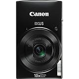 Canon IXUS 190 Digitalkamera (20 MP, 10x optischer Zoom, 6,8cm (2,7 Zoll) LCD Display, WLAN, NFC, HD Movies) schwarz