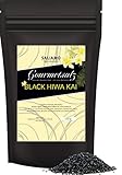 Hawaii Salz Schwarz - 150g - schwarzes Meersalz, Black Hiwa Kai, Dekorsalz intensiv, schwarzes Salz Black Lava, Hawaiian Black Salt, unraffiniert | Saliamo
