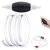 Benzinpumpe, Universal Tragbare Handpumpe Benzin Vakuumpumpe Notpumpe Hand Siphonpumpe mit 1 m Schlauch für Kraftstoffe Notpumpe Benzin Diesel Wasser Benzinschlauch Öl Absaugpumpe