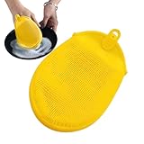 Silikonschwamm zum Geschirrspülen, doppelseitiger, schmutzabweisend, für die Reinigung der Küche, Grills, Arbeitsplatten, Töpfe, Pfannen