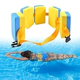 Schwimmgurt Für Pool,Schwimmgürtel Für Kinder Schwimmwiderstand Gürtel mit Fünf Auftriebskörpern Schaum und Verstellbarem Nylongurt Schwimmhilfe Ideal Zum Lernen und Toben