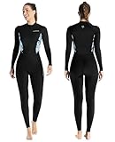 Skyone Diving Skins für Damen und Herren, dünne Neoprenanzüge, Badeanzug, Ganzkörper-Rashguard, UV-Schutz, langärmelig, Neoprenanzug, Tauchhaut, einteilig, schnell trocknend, Tauchhaut zum Surfen