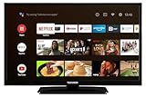 Telefunken Android TV 24 Zoll Fernseher (HD-Ready Smart TV, HDR, Triple-Tuner, Bluetooth) L24H550X2CWI