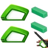 Scheibenwischer Schneider, 2 Stück Scheibenwischer Nachschneider, Scheibenwischer Trimmer Restaurator Mit Reinigungsschwamm Scheibenwischer Reparatur Werkzeug Windschutzscheibe Kratzer