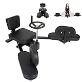 Beinspreizer, Beinstrecker Maschine mit Verstellbarer Lehne und Polstern, 180° Spagattrainer für Optimales Training und Dehnung der Adduktoren, bis zu 100kg