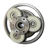 Perfeclan 36T Planetengetriebe mit Kupplung 36T Außendurchmesser 38 mm Dicke: 11 mm Austauschbarer Motor Nylon Gear Gear Set für Fahrrad Motor