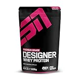 ESN, Designer Whey Protein Pulver, Banana, 1 kg, Bis zu 23 g Protein pro Portion, Ideal zum Muskelaufbau und -erhalt, geprüfte Qualität - made in Germany