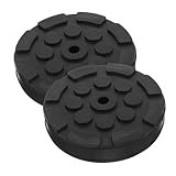 DRESSOOS 2pcs Kickstand Pad Car Jack Stand Scrunchies Black Blaclight Jack Stand Pad The Black Lifting Jack Pad Rubber Car Jack Pad Universal Adapter Support Pad Bracket Pad Rubber Mat