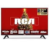 RCA Fernseher 32 Zoll (80 cm), LED HD TV ohne Smart-Funktionen mit Triple Tuner (DVB-C / T2 / S2), HDMI, CI+, USB-Mediaplayer, Hotelmodus, Dolby Audio