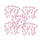 VALICLUD 100 Stück Teiliges Kreative Holzbuchstaben aus Holzscheiben Englische Buchstaben DIY Bastelzubehör für Handmalerei Fotorequisiten Dekorationen Kinderfreundliches Holzmaterial