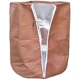 Wasserdichte atmungsaktive Pflanzenabdeckung für Frostschutz im Winter, mit Wärmedämmung und Material, um Pflanzen vor rauem Wetter zu schützen (40 x 40 cm)