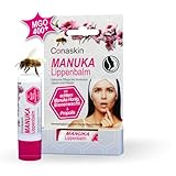 Conaskin MANUKA Honig Lippenbalm (MGO400) | Intensive Pflege bei Wärme, Kälte & Infektionen (z. B. Herpes) | 4.6 g Naturkosmetik | Tägliche Anwendung & Repair | Bienenwachs & Propolis