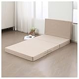 Klappmatratze aus Memory-Schaum, 10,2 cm, mit waschbarem Bezug, tragbare Bodenmatratze für Camping, Gästebett und extra Schlafplatz, Komfort und Bequemlichkeit