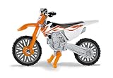 siku 1391, KTM SX-F 450 Motorrad, Metall/Kunststoff, Orange/Weiß, Einklappbarer Ständer
