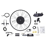 SABUIDDS 28' & 29' E-Bike Umbausatz 1000 Watt Fahrrad Motor Kit Elektro Hinterrads Brushless Nabenmotor Kits Electric Bike Conversion Kit mit LCD Display (für HL Plus 48V 13Ah Akku)