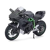 JEWOSS Für Kawasaki Ninja H2R 1:12 Motorrad Klassisches Modell Druckgussmodell Sammlergeschenk Spielzeug Motorrad-Modelle (Color : H2R, Size : 1)