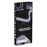 UNIQ Oral Love Dams, latexfreie Lecktücher ohne Duft, hypoallergen, transparent und ohne Geruch, 1 x 3 Stück