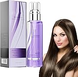 Feuchtigkeitsspendendes Haaröl, Hydrating Treatment Essential Oil, Enthält Arganöl Moisturizing Haaröl Locken pflegt und veredelt das Haar für Trockenes, Geschädigtes Haar (100ml, Bluebell)