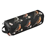 KLL Haarwerkzeug-Reisetasche für Frauen und hitzebeständige Matte mit Reißverschluss, Heizwerkzeuge, Reisetasche, Organizer für Glätteisen, heiße Werkzeuge und Haarpflege-Zubehör, niedliche