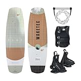 Waketec Wakeboard Komplett-Set Play STD, Bindung OnSet, Leine Combo, Weste Sportsman